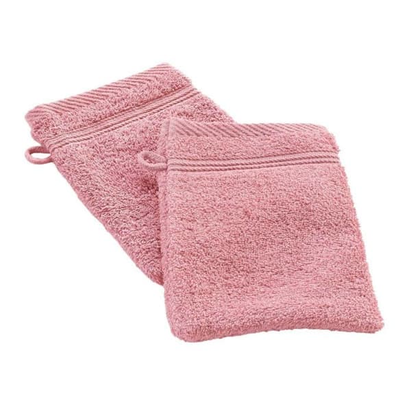Set med 2 Handdukar "Tendresse" 15x21cm Rosenträ