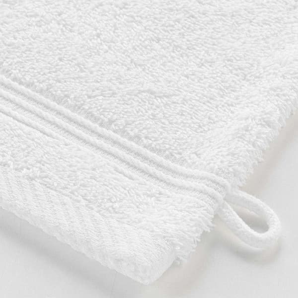 Tvättlappar - PARIS PRIX - Tendresse - 15x21cm - 100% bomull - Vit