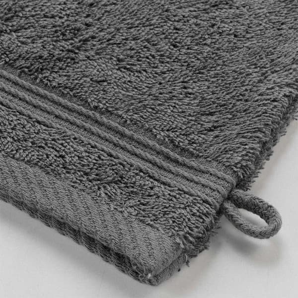 Set med 2 Tvättlappar "Tendresse" 15x21cm Antracit
