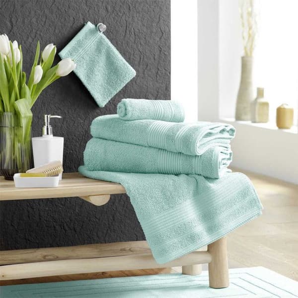 Tvättlappar - PARIS PRIX - Tendresse - 15x21cm - Celadon - 100% bomull