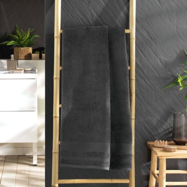 Duschhandduk "Tendresse" 70x130cm Anthracite