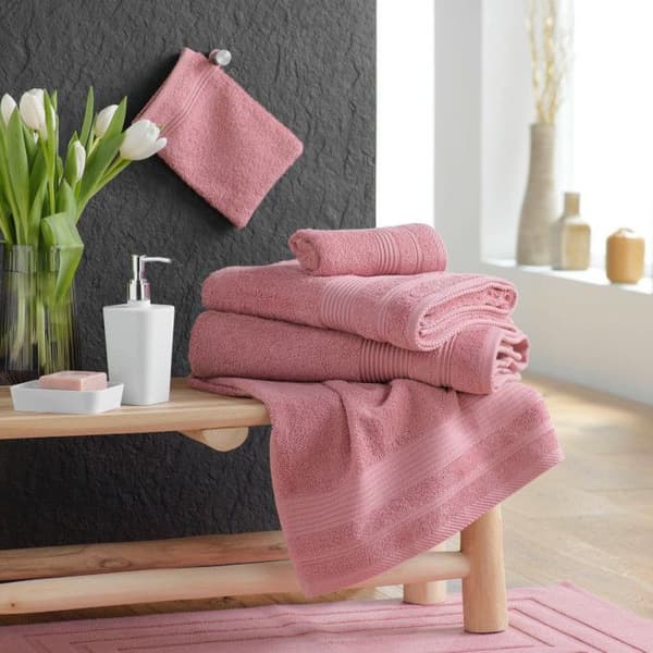 Duschhandduk "tendresse" 70x130cm Bois De Rose - Paris Prix