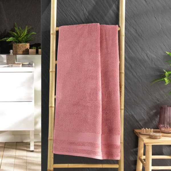 Duschhandduk "tendresse" 70x130cm Bois De Rose - Paris Prix
