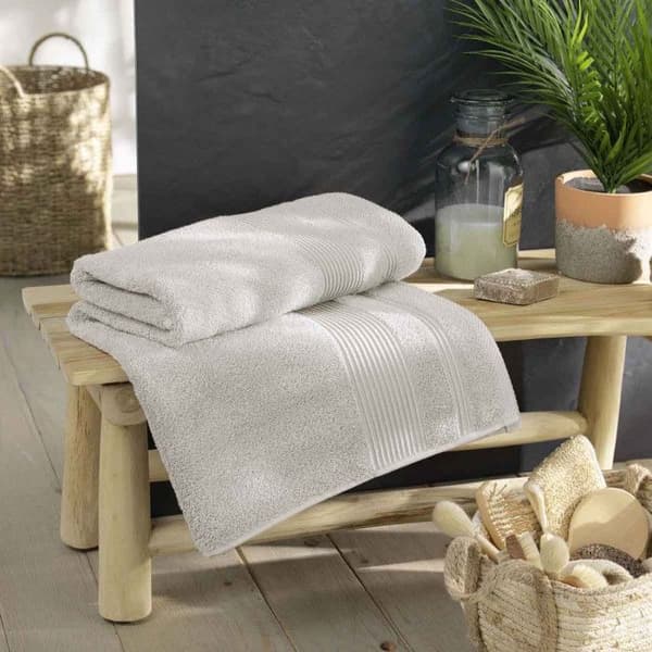 Drap De Bain "tendresse" 90x150cm Lin - Paris Prix Beige