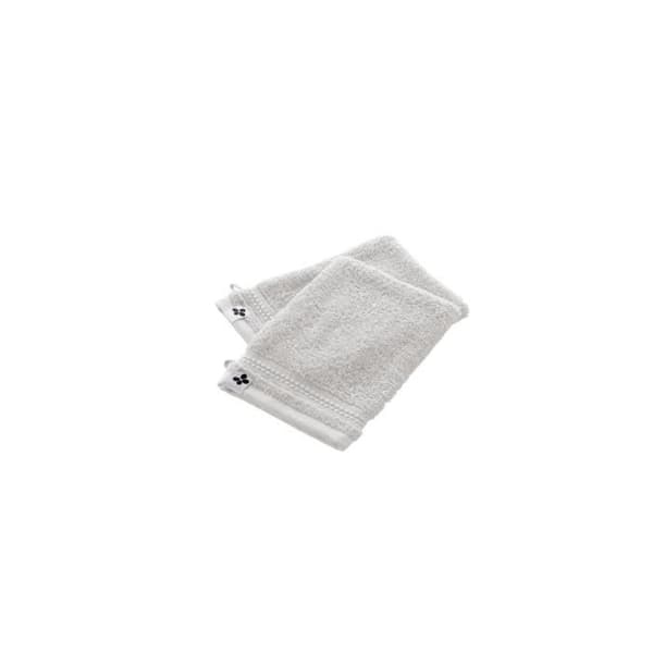Set med 2 GARANCE-handskar 100% ekologisk bomull 600 g-m² 15 x 21 cm färg Chantilly