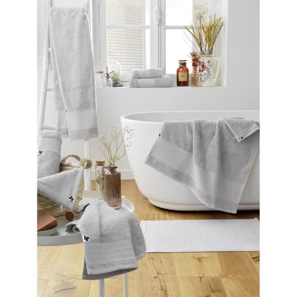 Maxi badhandduk GARANCE 100% ekologisk bomull 600 g-m² 90 x 150 cm färg Nuage