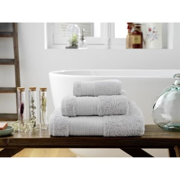 Maxi badhandduk GARANCE 100% ekologisk bomull 600 g-m² 90 x 150 cm färg Nuage