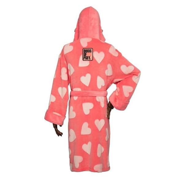 Peignoir kvinna Harley Quinn Hjärtan - Rosa - Syntetisk - Badrum - Inomhus - Barn - Varm - Tvättbar