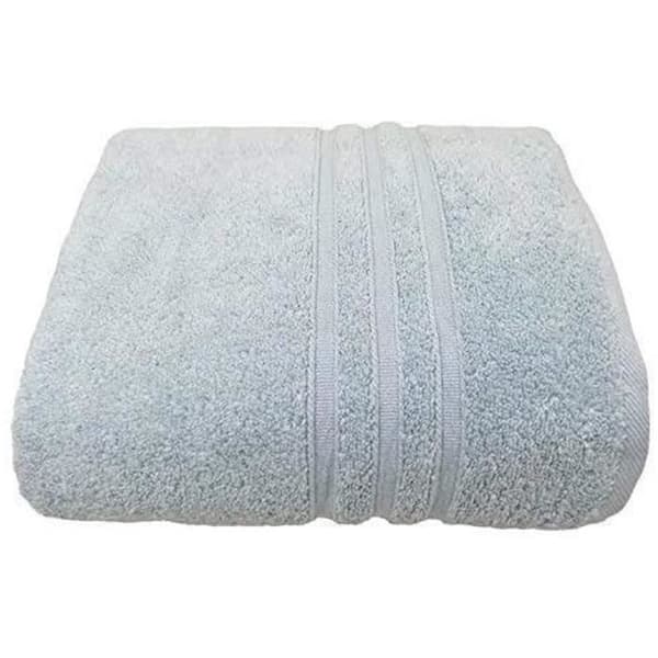 Hôtel Hôtellerie Kvalitet Anka Ägg Blå Rand Noll Twist 100% Bomull 600 Gsm Handduk Badlakan 90 X 140CM