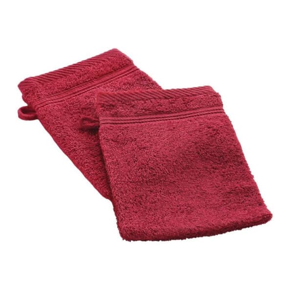 Tvättlappar - PARIS PRIX - Tendresse - 15x21cm - Ruby färg - Set om 2