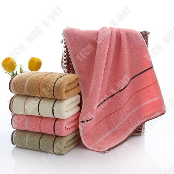 Badlakan - Teknisk rabatt - Set om 6 - 34x74 cm - Bomull - Hög absorption