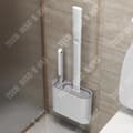 Miniatyrbild 2 av 4: TD® Toalettborstsats 13 x 4 x 36 cm Designad med lock Installationsfri rengöring Kraftigt rengöringsmedel Separat bas