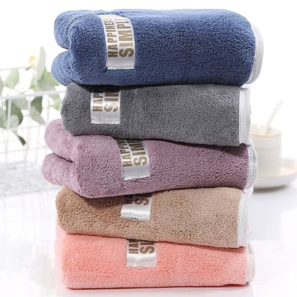 TD® Coral Flanell Handduk 5st 35*75cm Mjuk och absorberande Bekväm och hudvänlig