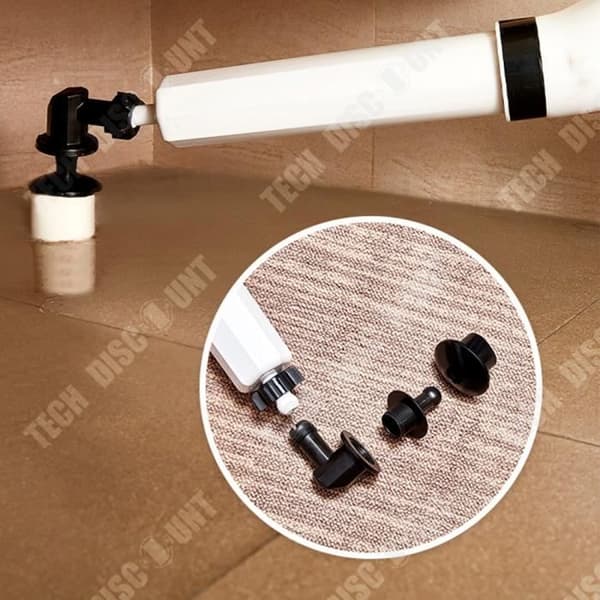 TD® Toalettavblockerare 90 Vinkel Design Pump i ett stycke VVS Avblockering Hemtoalett Avblockering