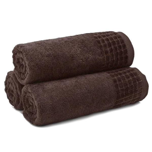 Larisa badehåndklæde 50x100 brun