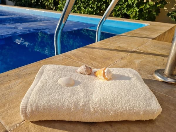 RIMINI badehåndklæde 70x140 glat creme