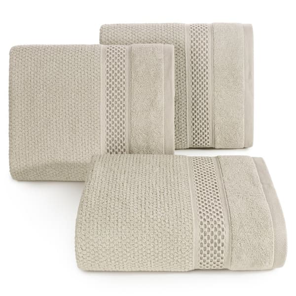 Bomuldshåndklæde DANNY 30x50 Eurofirany beige