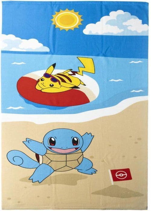 Pokémon Beach badlakan, strandhandduk 70x140cm (Snabbtorkande) Artikelnummer: CEP2200010229
