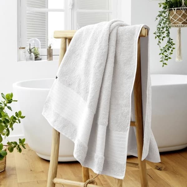 Maxi badhandduk GARANCE 100% ekologisk bomull 600 g-m² 90 x 150 cm färg Chantilly