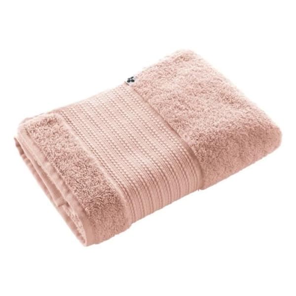 Duschhandduk "Garance" 70 x 130 cm / 100% Ekologisk Bomull / 600 gr/m² l'Effet Papillon - Garance Powder Pink - Duschhandduk 70 x 130 c