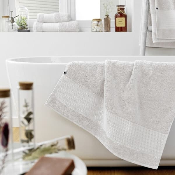 Duschhandduk "Garance" 70 x 130 cm / 100% Ekologisk Bomull / 600 gr/m² l'Effet Papillon - Garance Chantilly - Duschhandduk 70 x 130 cm