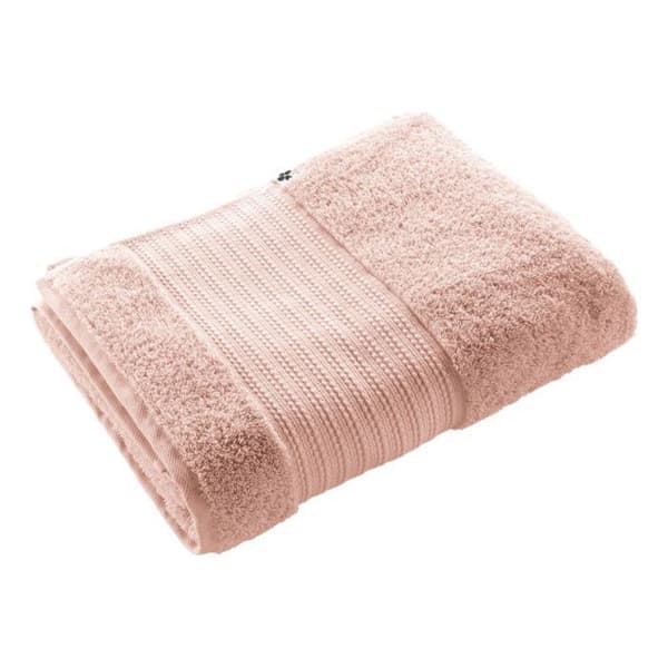 Handduk "Garance" 90 x 150 cm / 100% Ekologisk Bomull / 600 gr/m² l'Effet Papillon - Garance Rosa Puder - Handduk 90 x 150 cm -