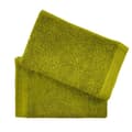 Miniatyrbild 1 av 2: Set med 2 gästhantlar "Soft" 30 x 50 cm 100% Kammad bomull / 600 gr/m² - Soft Olive - Set med 2 Gästhantlar 30 x 50 cm
