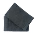 Miniatyrbild 1 av 2: Paket med 2 gästhanddukar "Soft" 30 x 50 cm 100% kammad bomull / 600 gr/m² - Soft Grå Antracit