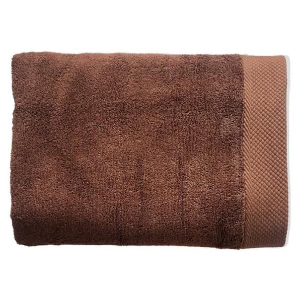 Handduk "Soft" 100 x 150 cm 100% Kammad Bomull / 600 gr/m² - Soft Valnöt