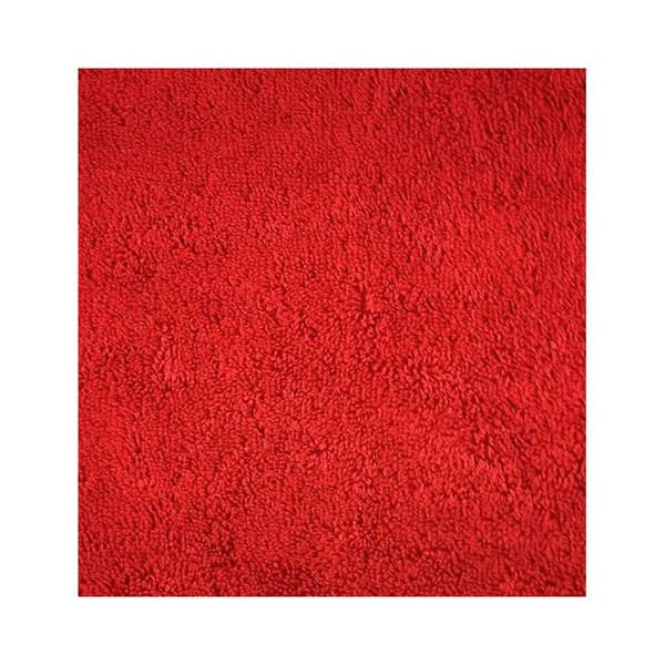 Set med 2 "Soft" tvättlappar 16 x 21 cm 100% kammad bomull / 600 gr/m² - Soft Röd