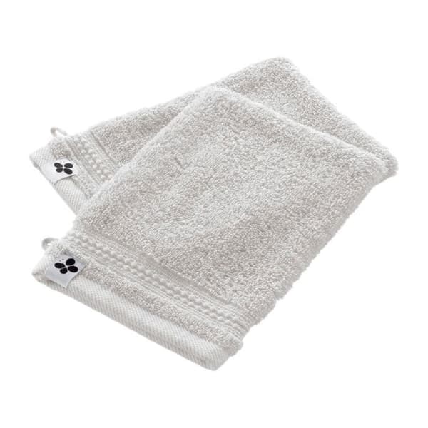 Set med 2 handdukar "Garance" 15 x 21 cm / 100% Ekologisk Bomull / 600 gr/m² l'Effet Papillon - Garance Chantilly - Set med 2 handdukar