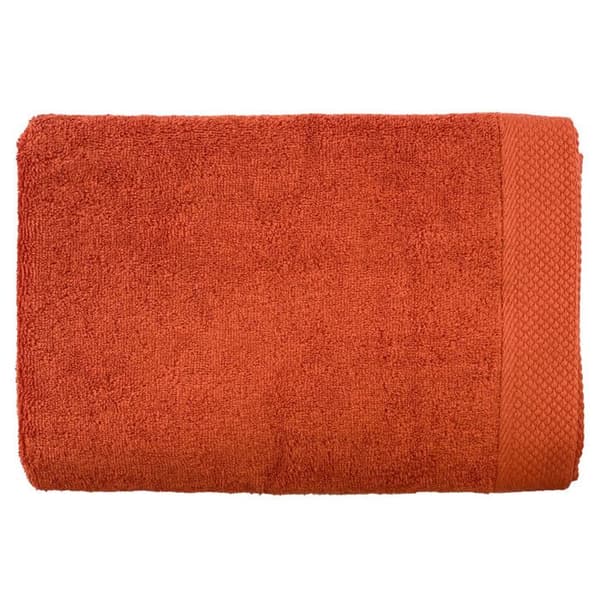 Duschhandduk "Soft" 70 x 140 cm 100% Kammad bomull / 600 gr/m² - Soft Coquelicot