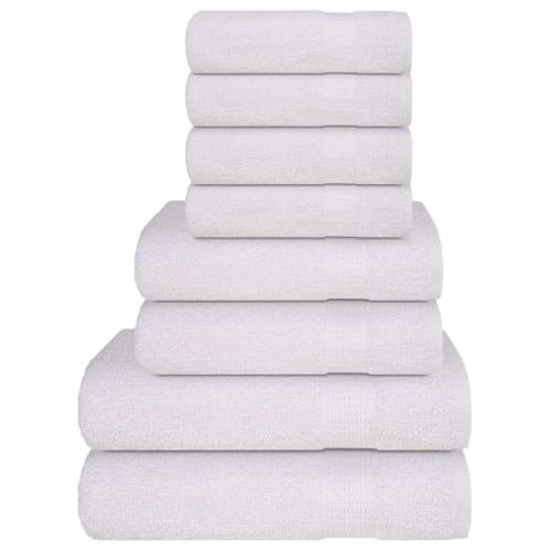 Handdukar 8 st vit 360 gsm 100% bomull