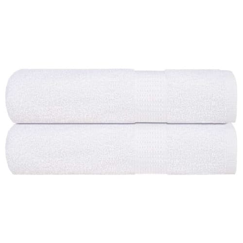 Duschhanddukar 2 st vit 70x140 cm 360 gsm 100% bomull