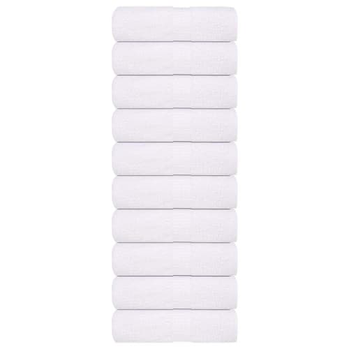 Tvålhanddukar 10 st vit 30x30 cm 360 gsm 100% bomull
