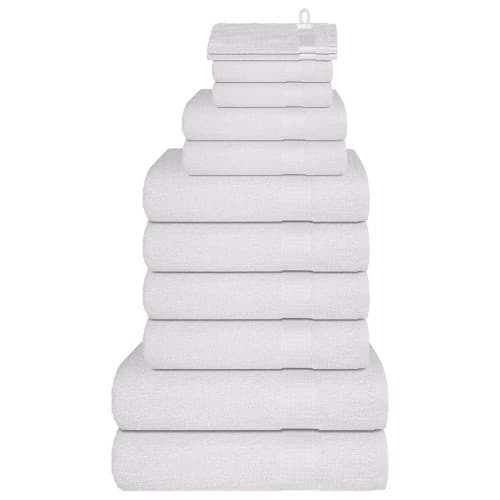 Handdukar 12 st vit 360 gsm 100% bomull