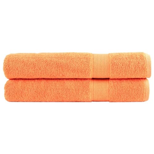 Premium handdukar SOLUND 2 st orange 100x200 cm 600 gsm