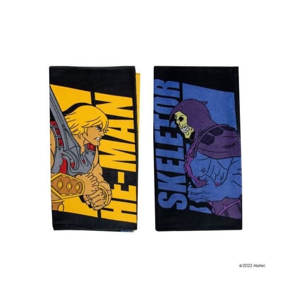 Cinereplicas - Masters of the Universe - Badhandduk Musclor &amp; Skeletor 140 x 70 cm