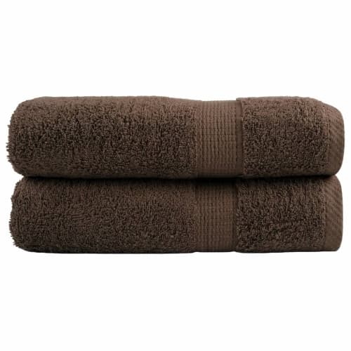 Premium badhanddukar SOLUND 2st brun 70x140cm 600gsm