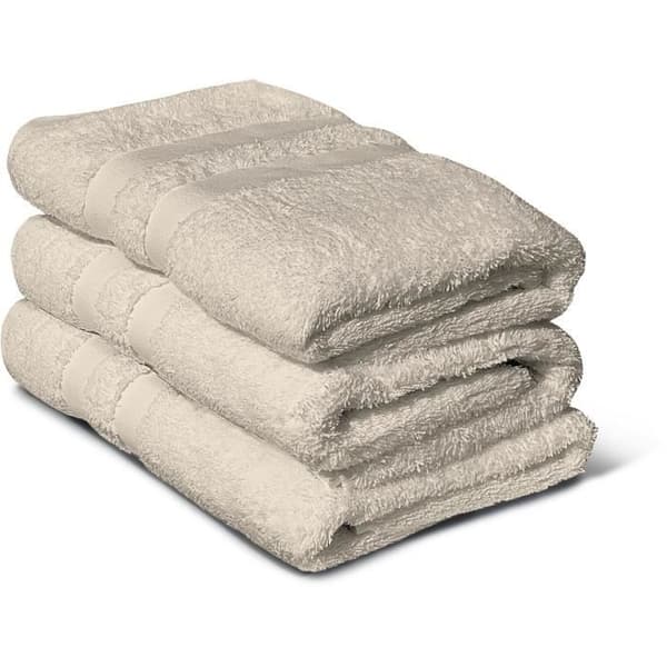 Set med 3 handdukar - LOVELY HOME - 3 Handdukar 50 x 100 cm - Beige