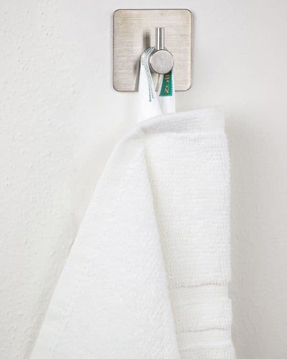 Zollner - 00000431-070140-5ER - Set med 5 duschhanddukar, bomull, 420 g/m, 70x140 cm, vit