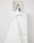 Miniatyrbild 4 av 4: Zollner - 00000431-070140-5ER - Set med 5 duschhanddukar, bomull, 420 g/m, 70x140 cm, vit