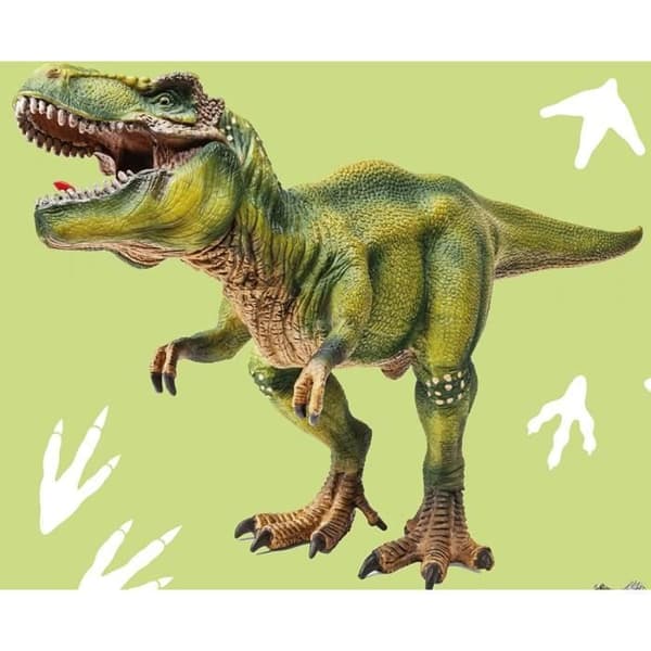 BrandMac ApS Dinosaur T-Rex Handduk 70x140 CM Cotton Beach Bath Tyrannosaurus Dino
