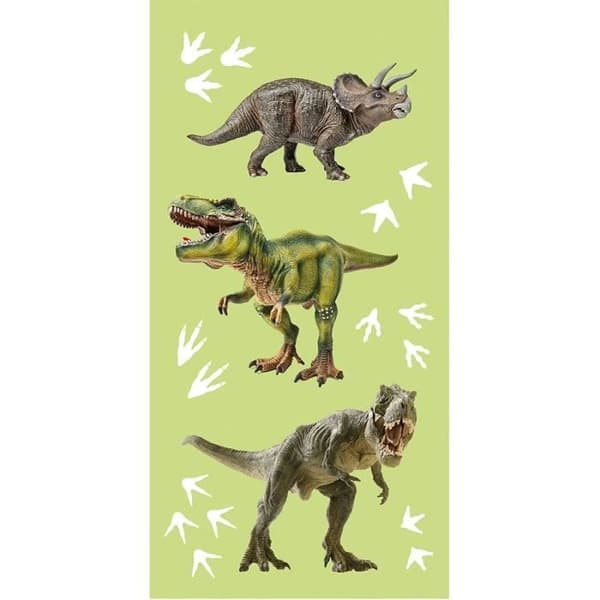 BrandMac ApS Dinosaur T-Rex Handduk 70x140 CM Cotton Beach Bath Tyrannosaurus Dino