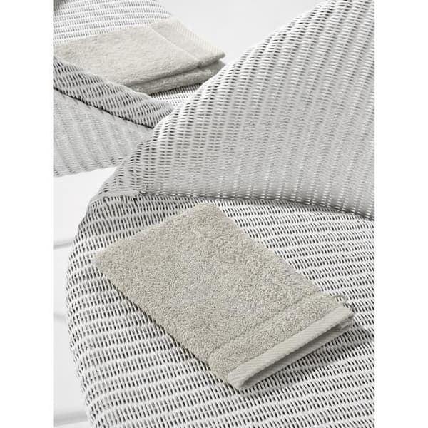 STEPHANIE - Set med 4 handskar - 100 % kammad bomull - Färg Light Grey Dove - 540 g-m²