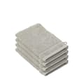 Miniatyrbild 1 av 2: STEPHANIE - Set med 4 handskar - 100 % kammad bomull - Färg Light Grey Dove - 540 g-m²