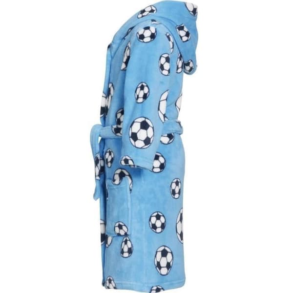 Playshoes Soccerjunior badrock i fleece blå
