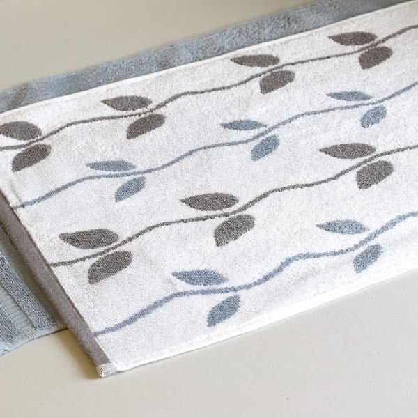 Pacific Coast Textiles 6 PC Laine Teints Servett i ekologisk kvalite Vines Blå, 6 delar - 5YDJQORG-BLU-ST