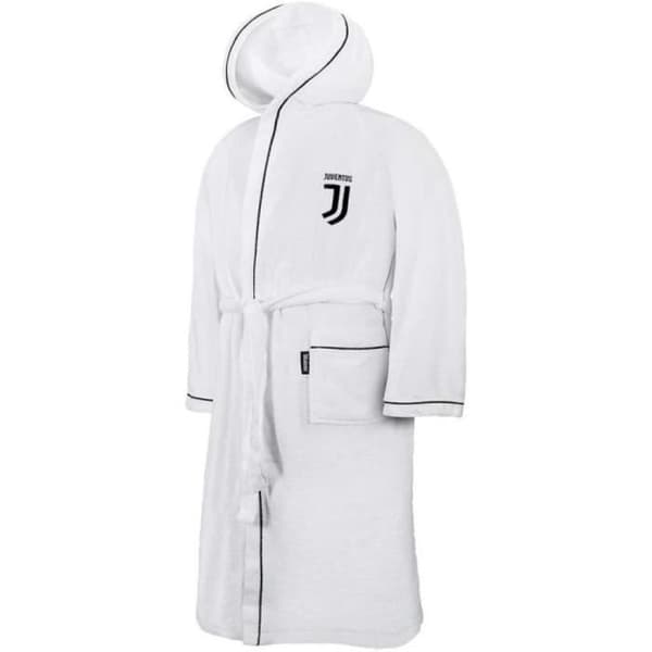 Juventus F.C. Juventus Morgonrock, 100 % bomull, vit, 40 x 30 x 8 cm, 6 enheter - 96330802131