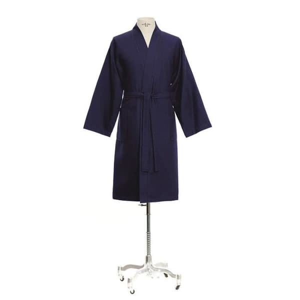 Kimono Homewear - Möve - Grafit - Storlek XL - 100% Bomull - Oeko-Tex certifierad